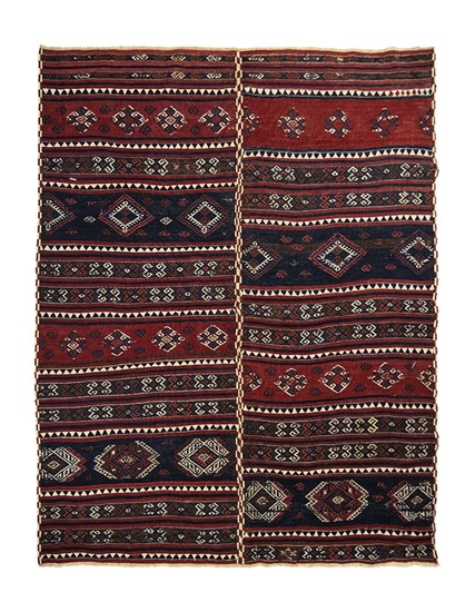 Antik Malatya Arapgir Kilim 2 Adet 19. Yüzyıl