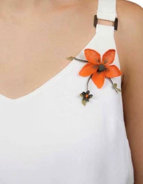 Clover Brooch Nallıhan Needle Lace PGI